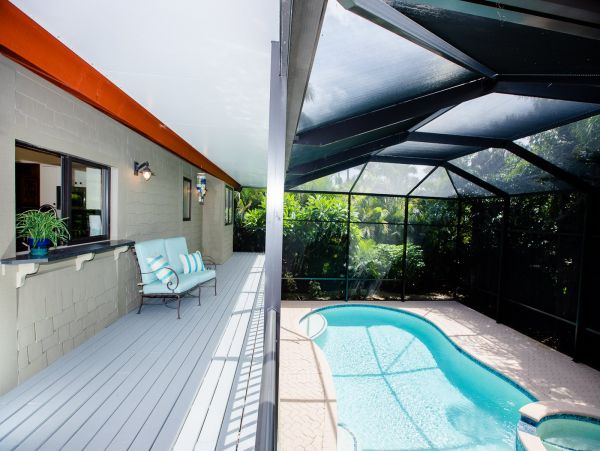 Captiva Island Rental Pool Home Four Houses Back From Beach