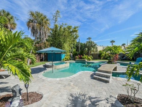 Stunning Outdoor Oasis Area. Anna Maria Vacation Home
