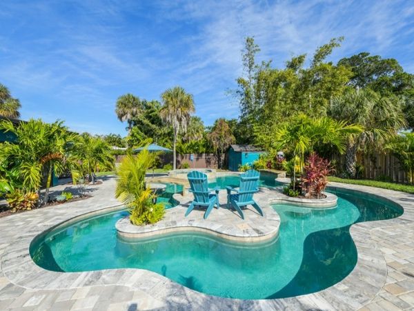 Stunning Outdoor Oasis Area. Anna Maria Vacation Home