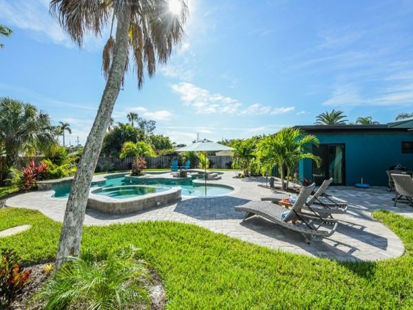 Stunning Outdoor Oasis Area. Anna Maria Vacation Home