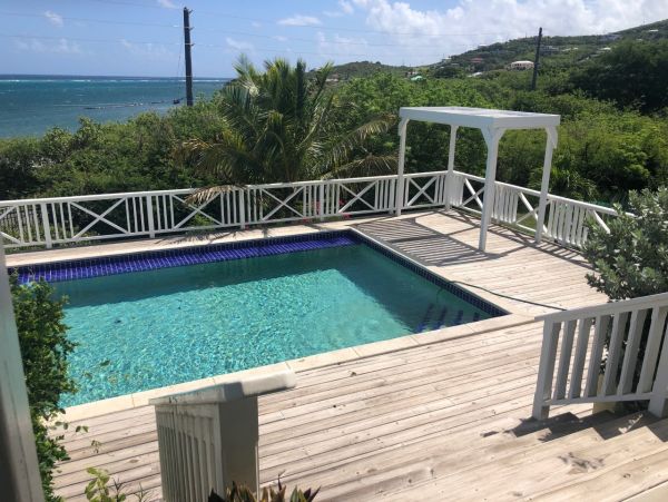 St. Croix Vacation Home with Full Ocean Views Sleeps 8 Guest