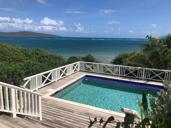 St. Croix Vacation Home with Full Ocean Views Sleeps 8 Guest