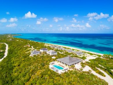 Beachfront Turks and Caicos Vacation Home Sleeps Six Guests