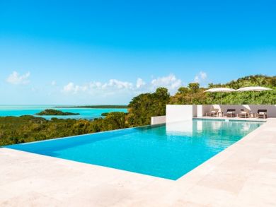 Beachfront Turks and Caicos Vacation Home Sleeps Six Guests