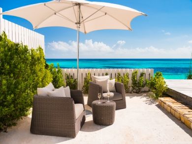 Beachfront Turks and Caicos Vacation Home Sleeps Six Guests