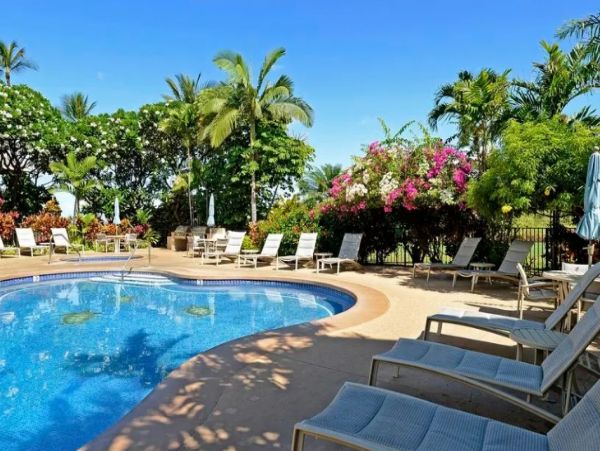 Modern Wailea Vacation Condo Sleeps Two Guests Ocean Views