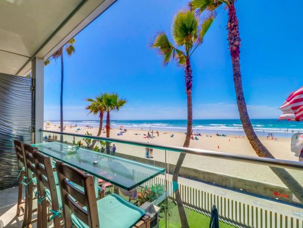 Two Bedroom Oceanfront Condo in Mission Beach