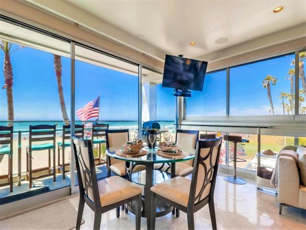 Two Bedroom Oceanfront Condo in Mission Beach