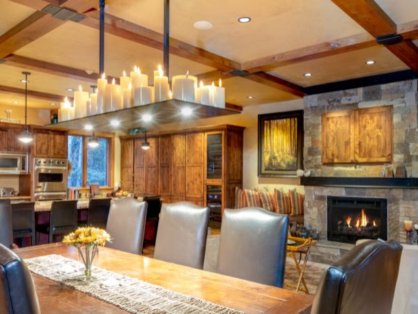 Mountain Village Walks to Ski Trail Five Bedroom Rental Home