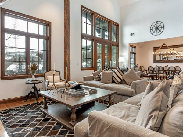 Bachelor Gulch luxury home ski in ski out with home theater