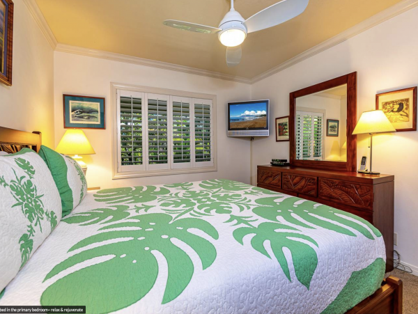 Kihei Vacation Beach Condo Two Bedrooms Sleeps Four Guests