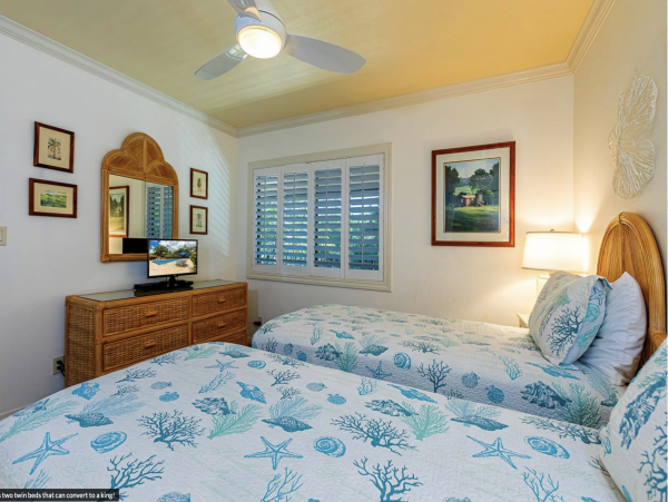 Kihei Vacation Beach Condo Two Bedrooms Sleeps Four Guests