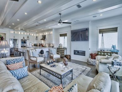 Destin Luxury Six Bedroom Vacation Home Partial Gulf Views
