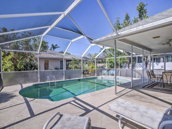 Marco Island Three Bedroom Vacation Home Sleeps Eight Guests