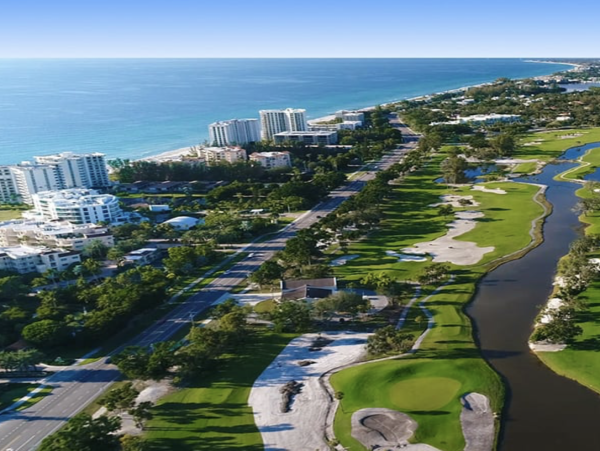 Longboat Key Private Beach Rental with Pool & Tennis Court