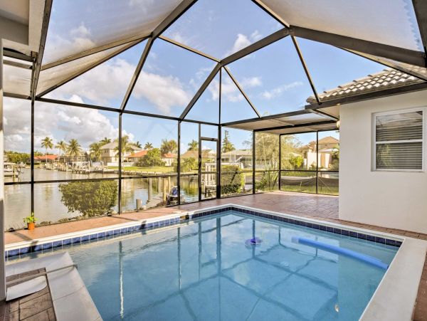 Marco Island Canal View Three Bedroom Vacation Home