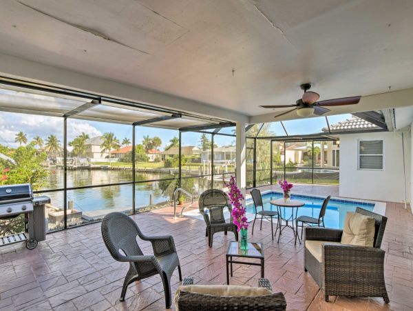 Marco Island Canal View Three Bedroom Vacation Home