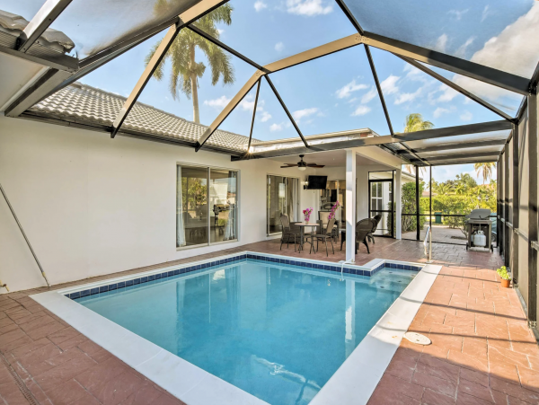 Marco Island Canal View Three Bedroom Vacation Home