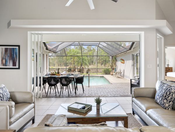 Naples Florida Vacation Rental | Luxury Waterfront Pool Villa with Lake View