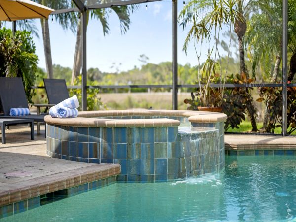 Naples Florida Vacation Rental | Luxury Waterfront Pool Villa with Lake View
