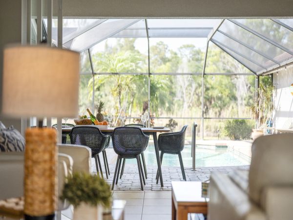 Naples Florida Vacation Rental | Luxury Waterfront Pool Villa with Lake View