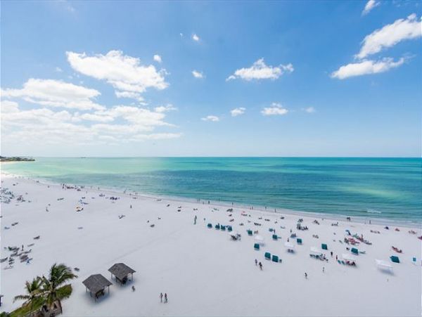 Beachfront One Bedroom Rental Condo in Siesta Key