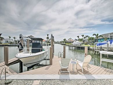 Marco Island Pool Home on the Water Boat Dock