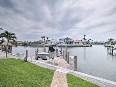 Marco Island Pool Home on the Water Boat Dock