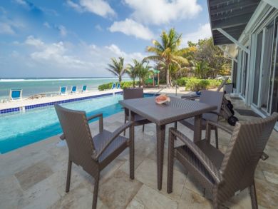 Private 4 Bedroom Beachfront Residence with Pool Sleeps 8
