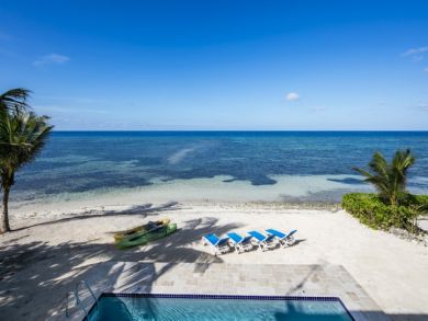 Private 4 Bedroom Beachfront Residence with Pool Sleeps 8