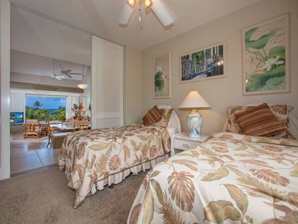 Wailea 2 Bedroom Walk to Beach Rental Condo Sleeps 6 Guests