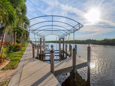 LUXURY CAPE CORAL WATERFRONT HOME WITH POOL