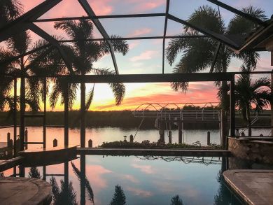 LUXURY CAPE CORAL WATERFRONT HOME WITH POOL