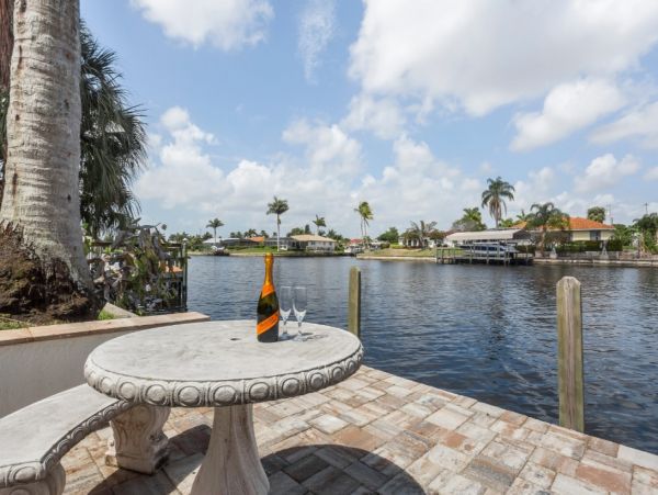 Waterfront 4 Bedroom Home with Pool in Cape Coral