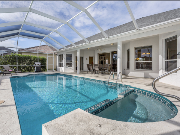 Luxury Waterside Modern Stylish Pool Vacation Home.