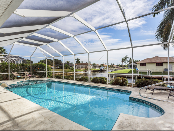 Luxury Waterside Modern Stylish Pool Vacation Home.