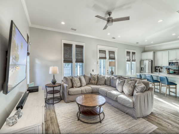 Seagrove Beach Six Bedroom Home One-Minute Stroll To the Beach