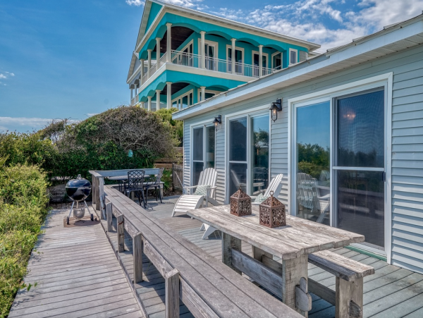 Location, Location! Three Bedroom Townhome Right on Beach