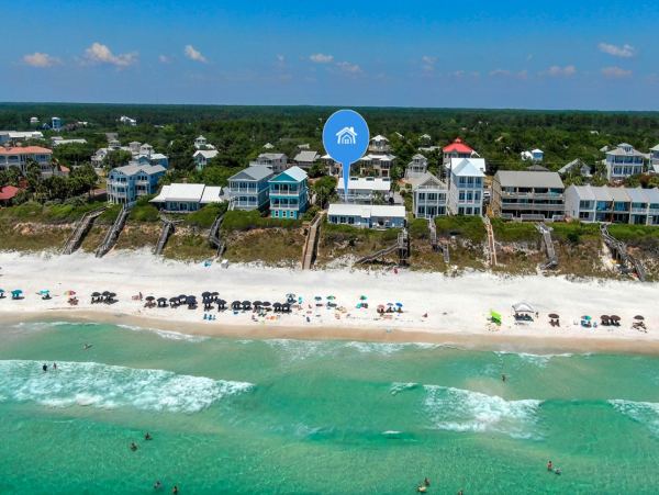 Location, Location! Three Bedroom Townhome Right on Beach