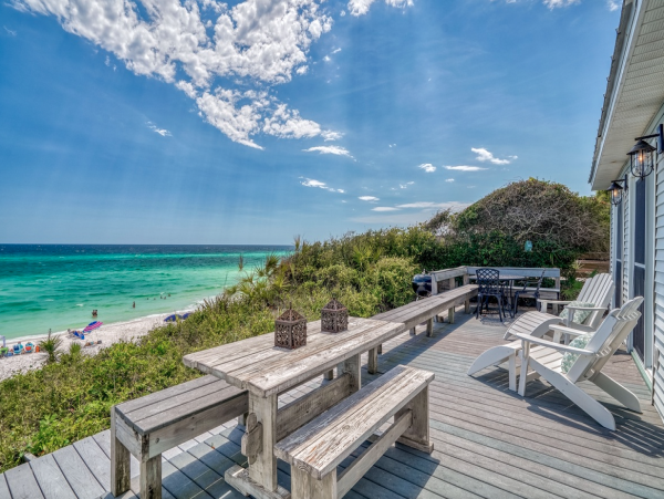 Location, Location! Three Bedroom Townhome Right on Beach