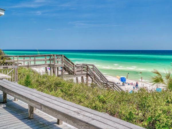Location, Location! Three Bedroom Townhome Right on Beach