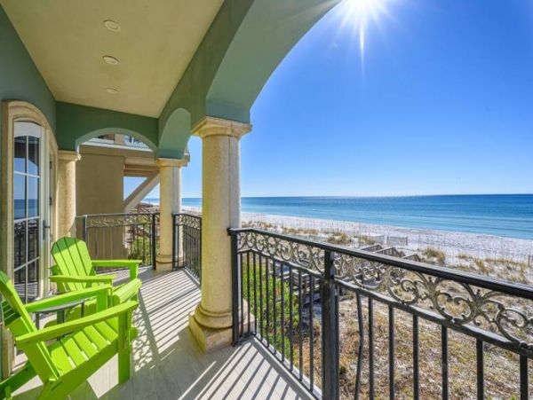 Destin Luxury Five Bedroom Vacation Home On Beach Gulf Views