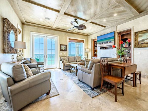 Destin Luxury Five Bedroom Vacation Home On Beach Gulf Views