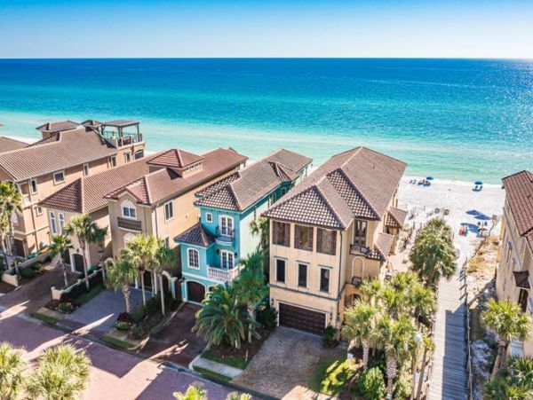 Destin Luxury Five Bedroom Vacation Home On Beach Gulf Views