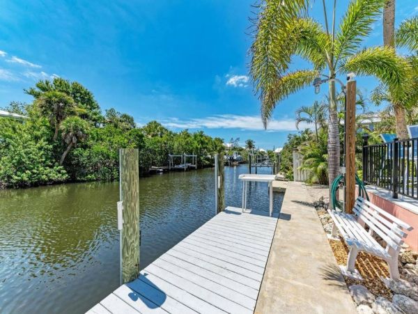 Anna Maria Vacation Rental Canal Front Beach House with Pool