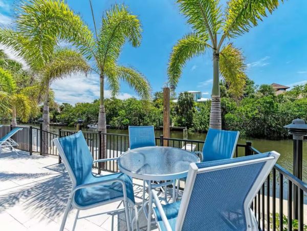 Anna Maria Vacation Rental Canal Front Beach House with Pool