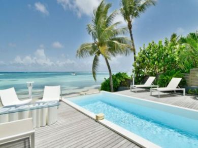 Guadeloupe Beachfront Four Bedroom Beautiful Villa