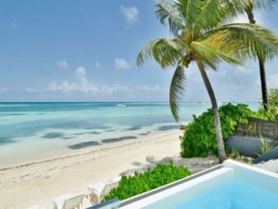 Guadeloupe Beachfront Four Bedroom Beautiful Villa