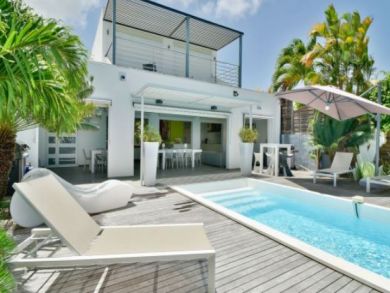 Guadeloupe Beachfront Four Bedroom Beautiful Villa