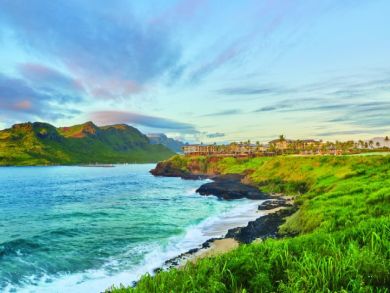 Lihue Three Bedroom Luxury Beach Vacation Condo Ocean Views